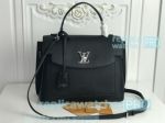Replica L---V Modern Style Black Genuine Leather Women's Bag